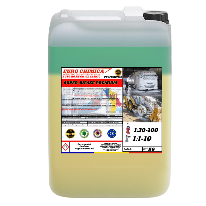 Detergent profesional bifazic de nouă generație – eficiență extremă în curățare și degresare